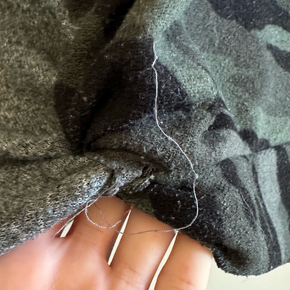 Cato Split Camouflage & Gray Long Sleeved Shirt | Size S - Picture 2 of 8